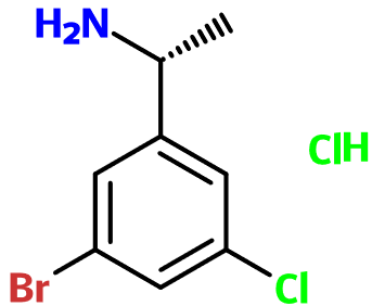 MC021487 (1R)-1-(3-Bromo-5-chlorophenyl)ethanamine HCl